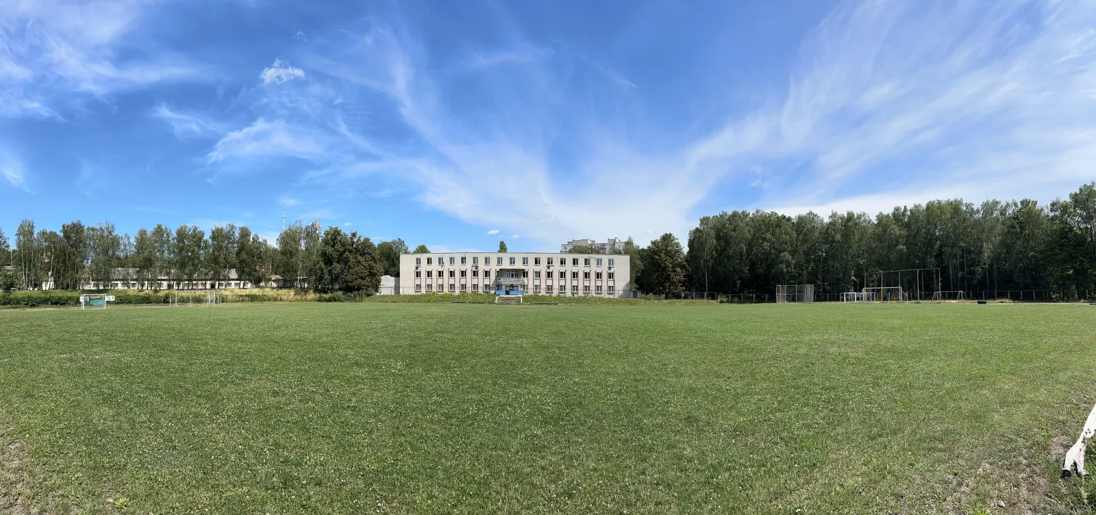 Панорама футбольного поля стадіону імені Я. Кулика (ВНТУ)